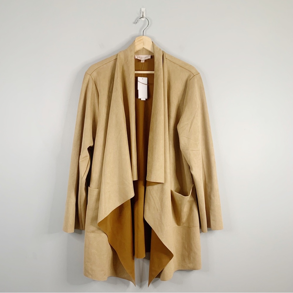 1X Philosophy Faux Suede Women's Sweater/Blazer